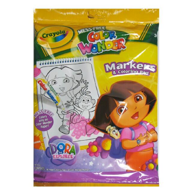 Drawing & Painting Supplies Crayola Color Wonder Dora The Explorer