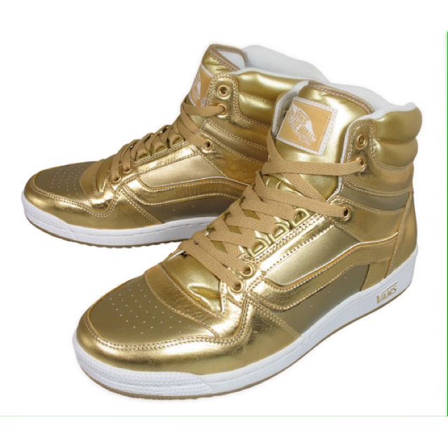 all gold sneakers