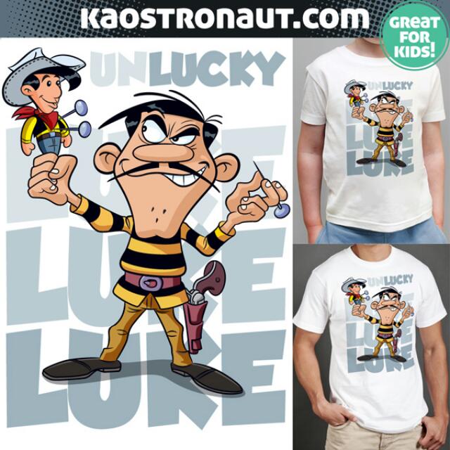Kaos Lucu Untuk Anak2 Unlucky Luke Smurf Dll Auto Accessories