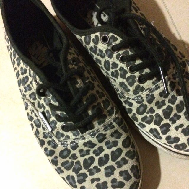 vans leopard print shoes
