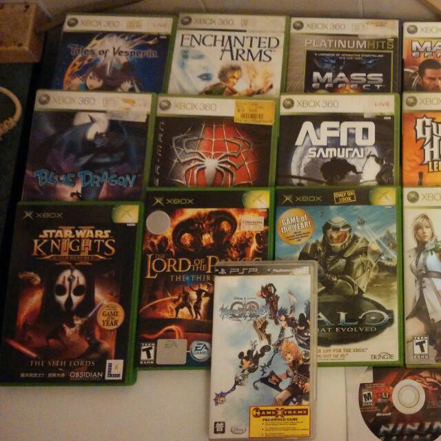 XBOX CLASSICS AND XBOX 360 GAMES, Hobbies & Toys, Toys & Games on Carousell