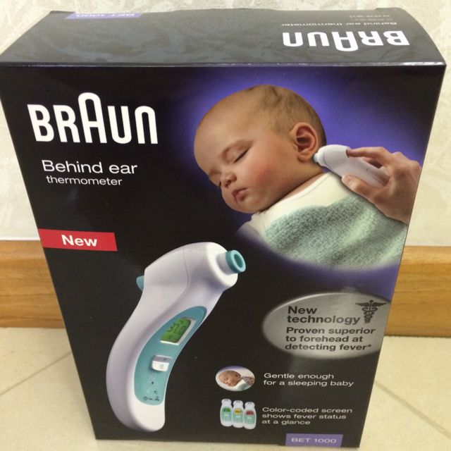 Braun behind ear clearance thermometer