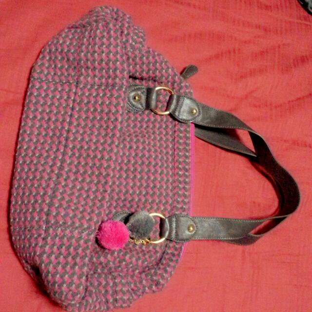 accessorize pink bag
