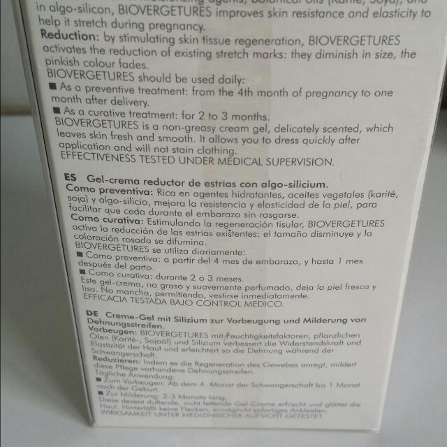 biotherm biovergetures stretch marks