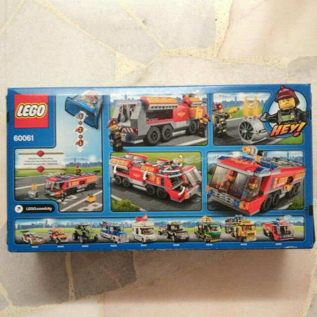 Lego 60061 City Series - Airport Fire Truck *New-MISB*, Hobbies & Toys ...