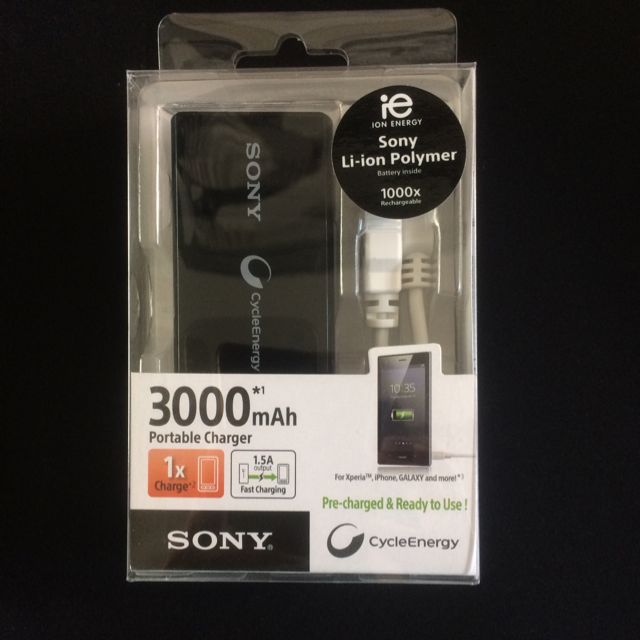 Power bank Light - Sony 3000mAh Portable Charger (BRAND NEW ...