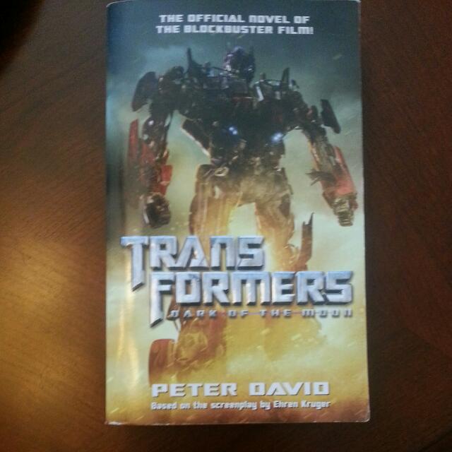transformers dark of the moon novel