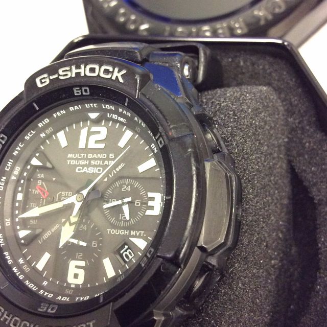 Wts Used Authentic GShock G Shock G Shock Aviation Multi Band 6 Tough Solar GW 3000BB 1ACR Aviation Gshock