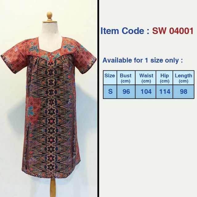 Batik house dress clearance