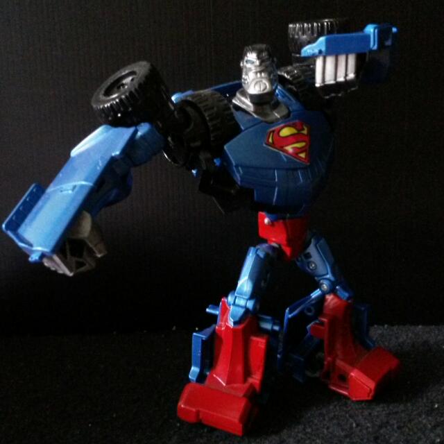 Superman cheap transformer toy