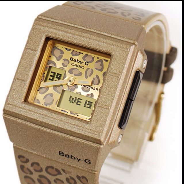 baby g leopard print watch