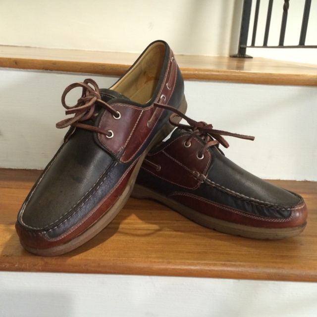 Johnston Murphy Two eye Boat Shoes size US10M Men s Fashion Footwear Dress Shoes on Carousell