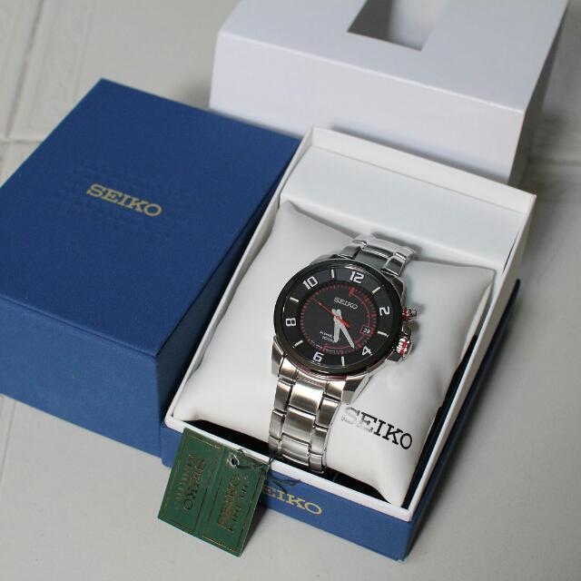 Seiko Kinetic Mens Watch SKA553, Luxury, Watches on Carousell