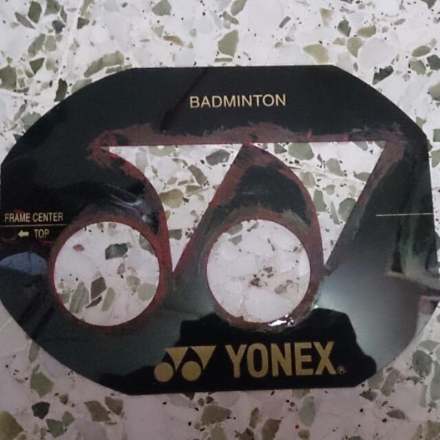 Yonex Stencil Card + Victor Stencil Ink , Sports Equipment, Sports