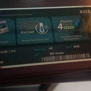 Used Asus K43s Laptop Notebook For Sale!RELIST!condition 9/10