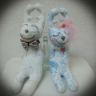 DIY/handmade Socks Toy - 09 [Deer Marriage Couple] 