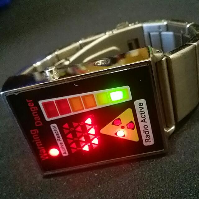 Radioactive new arrivals led watch