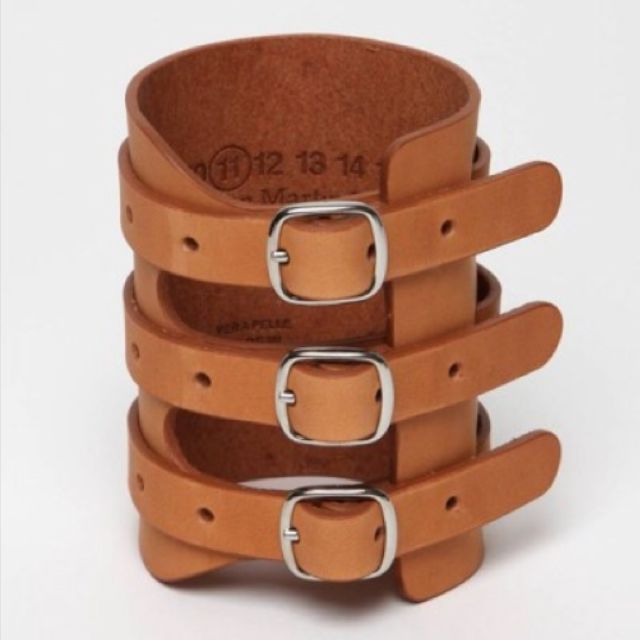 Maison margiela outlet leather bracelet