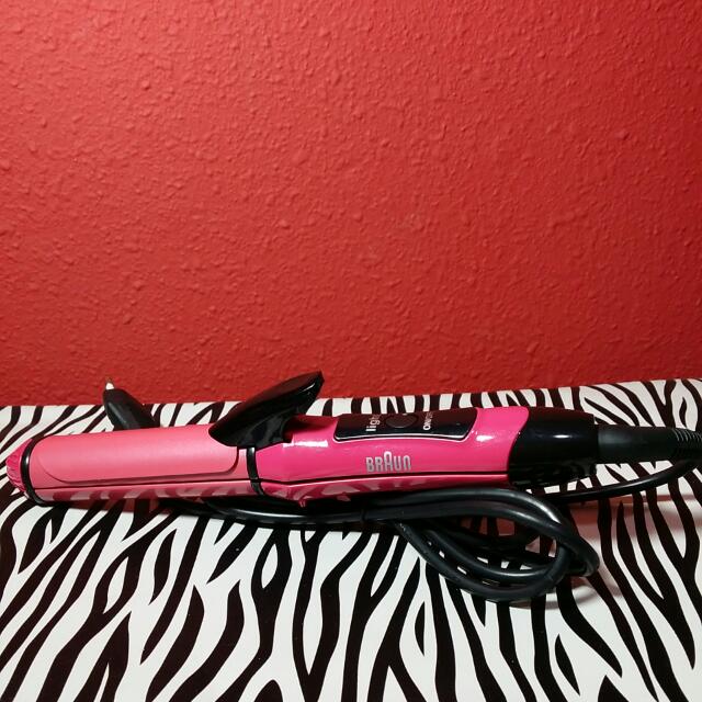 Braun 2 in 1 hair outlet curler & straightener