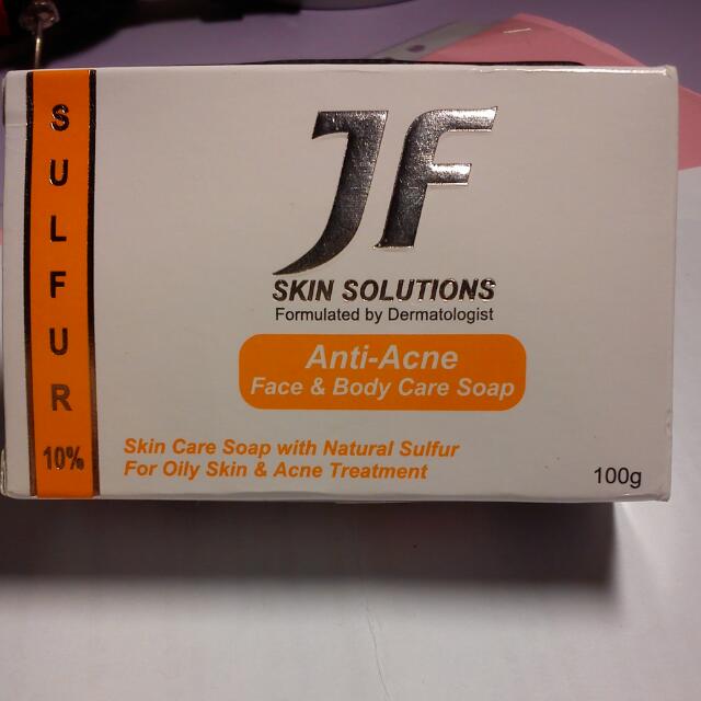 jf sulfur acne care soap