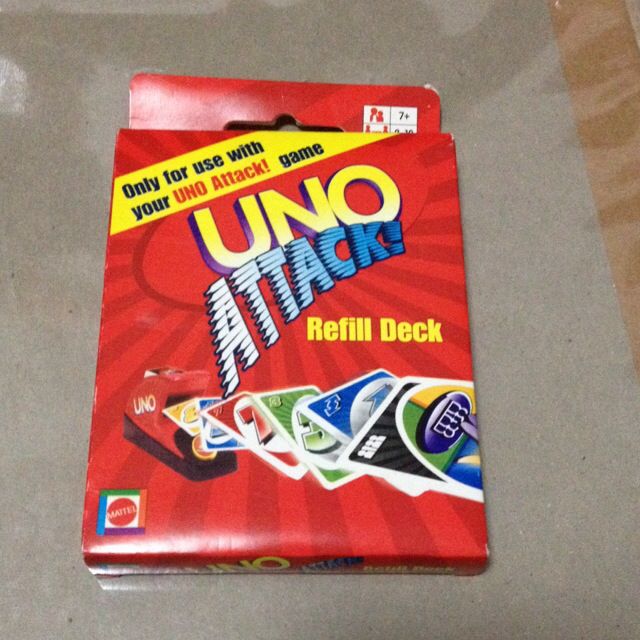 Uno Attack Refill Deck, Hobbies & Toys, Toys & Games on Carousell
