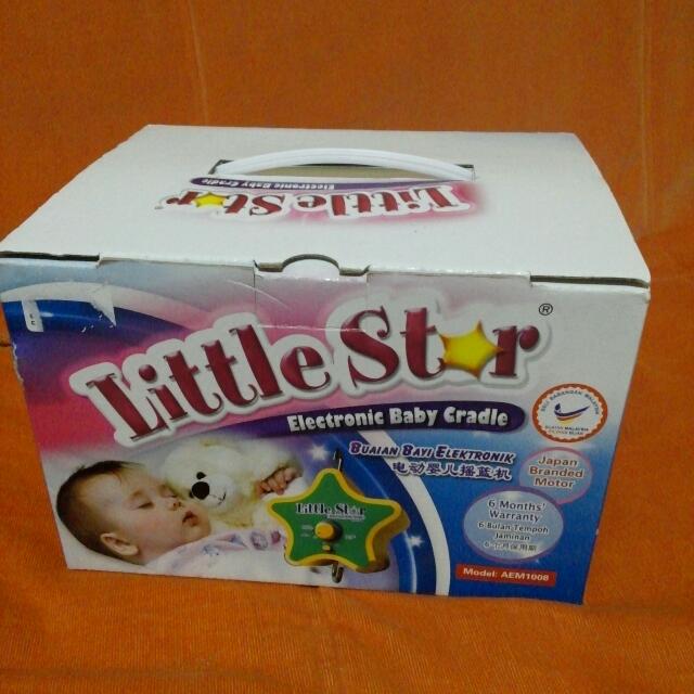 Little star top electronic baby cradle