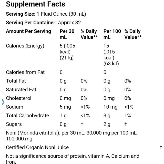 Organic Noni Juice, Health & Nutrition, Health Supplements, Health Food