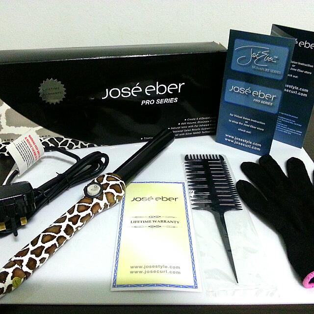 Authentic Jose Eber Hair Curler With Giraffe Prints., Beauty & Personal