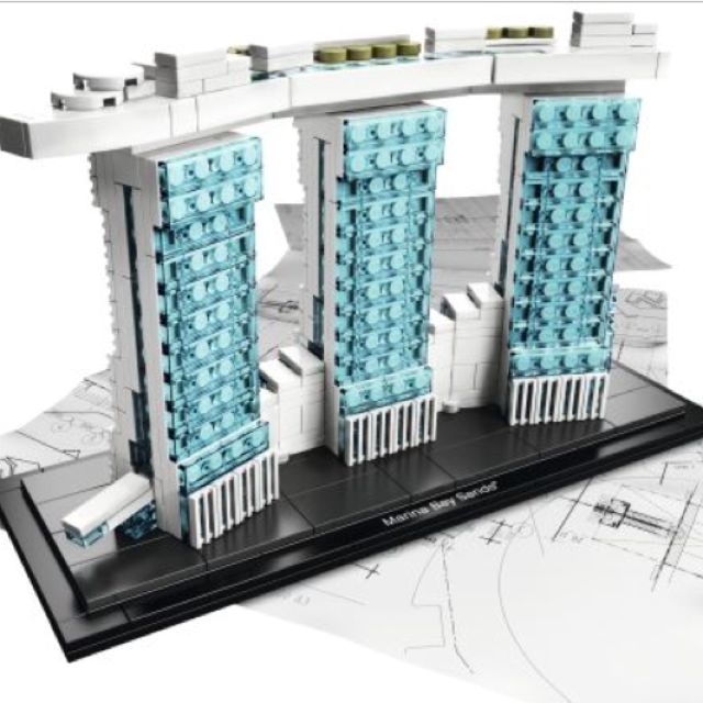 Lego architecture marina outlet bay sands 21021
