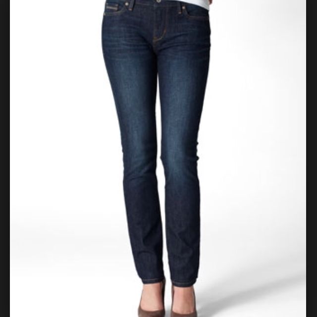 tight straight jeans