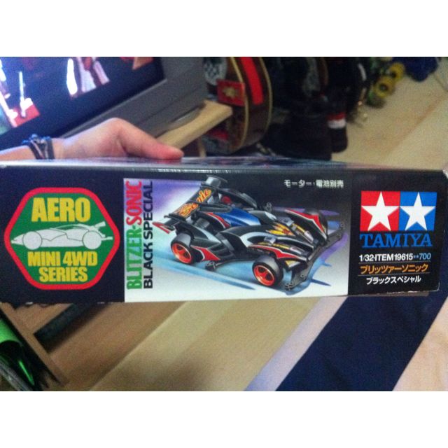 RESERVED] Tamiya Mini 4WD Blitzer-Sonic Black Special, Hobbies & Toys, Toys  & Games on Carousell