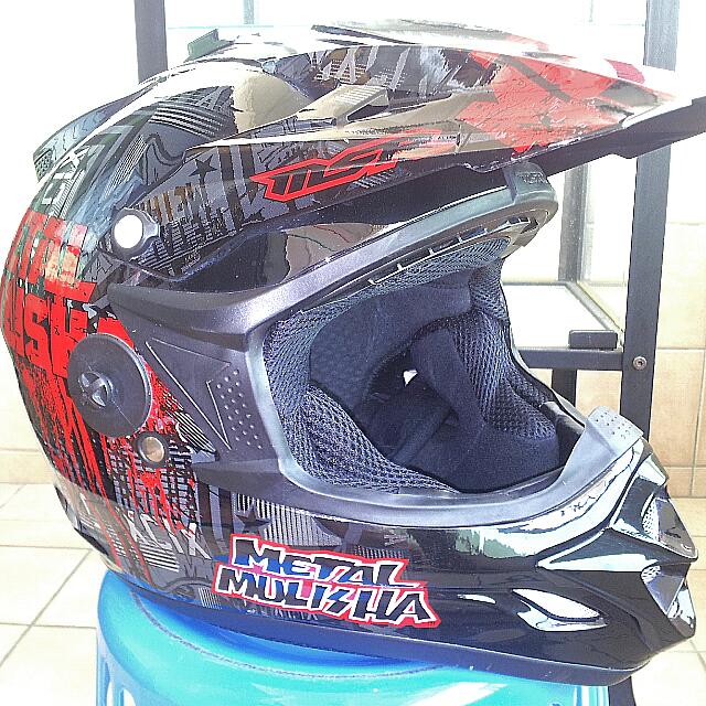 Msr Metal Mulisha Broadcast Helmet Cars on Carousell