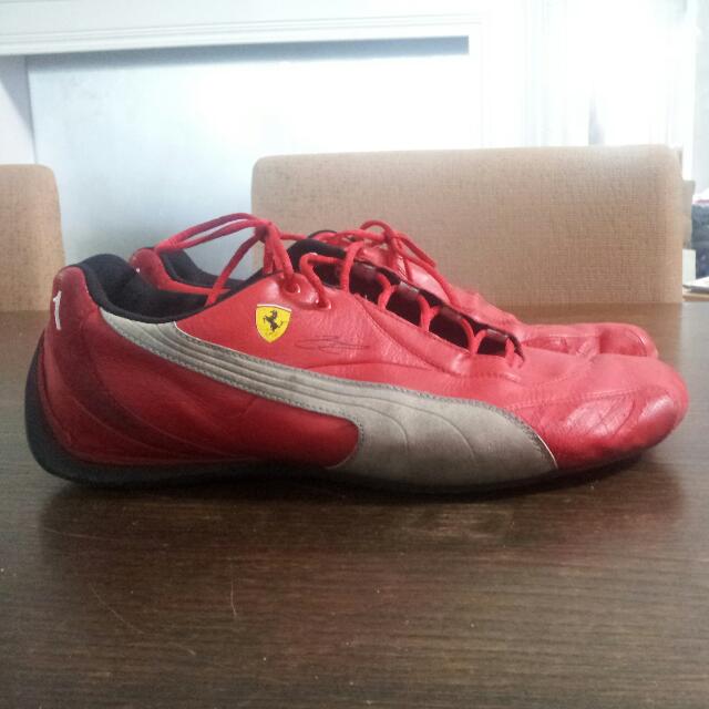 Puma Ferrari F1 Kimi Raikonnen Signature Red Shoes, Men's Fashion ...