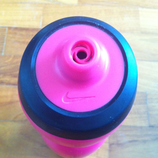 pink nike bottle