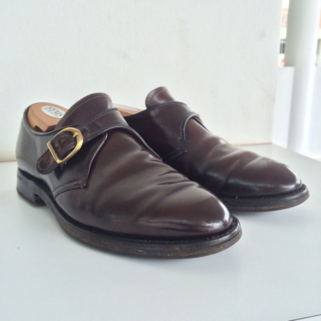 alden monk strap cordovan