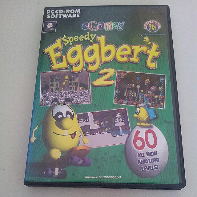 Speedy Eggbert PC CD-ROM Software eGames Speedy Eggbert