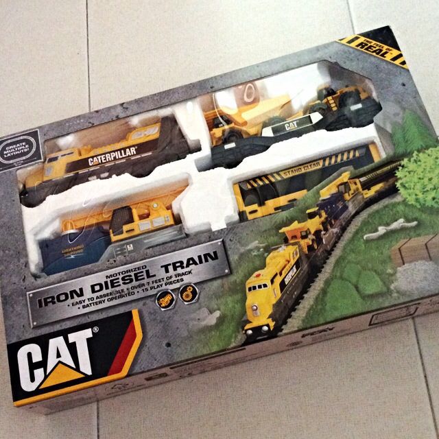 Iron diesel train cheap cat
