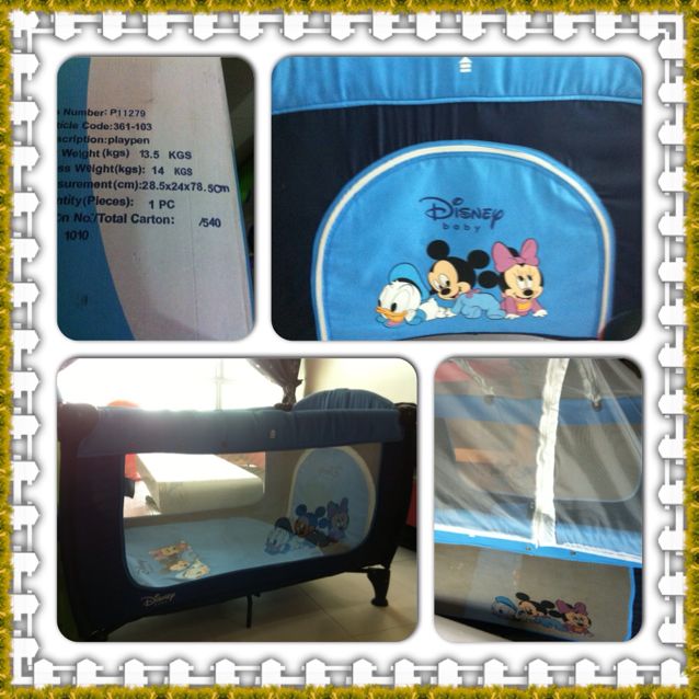 Disney Baby Playpen, Babies & Kids, Baby Nursery & Kids Furniture, Cots