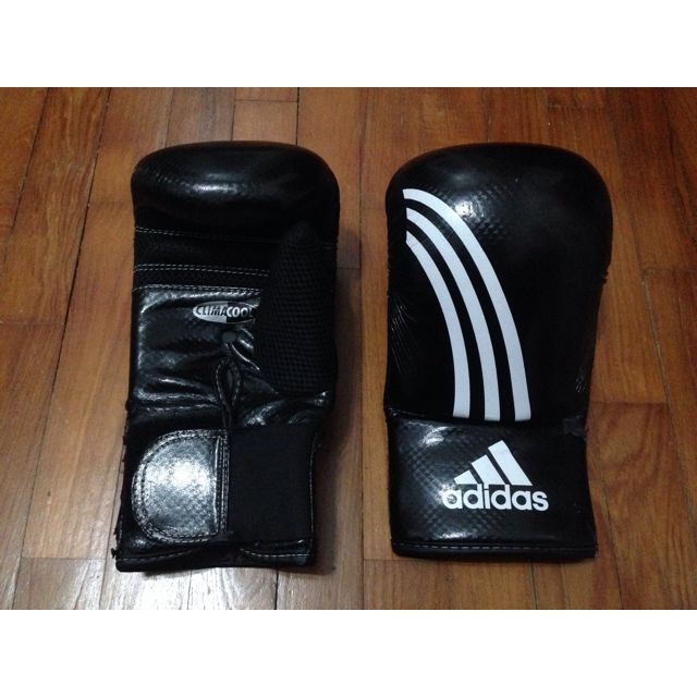 Adidas CLIMACOOL Response Boxing Gloves Black White Men s Fashion Activewear on Carousell