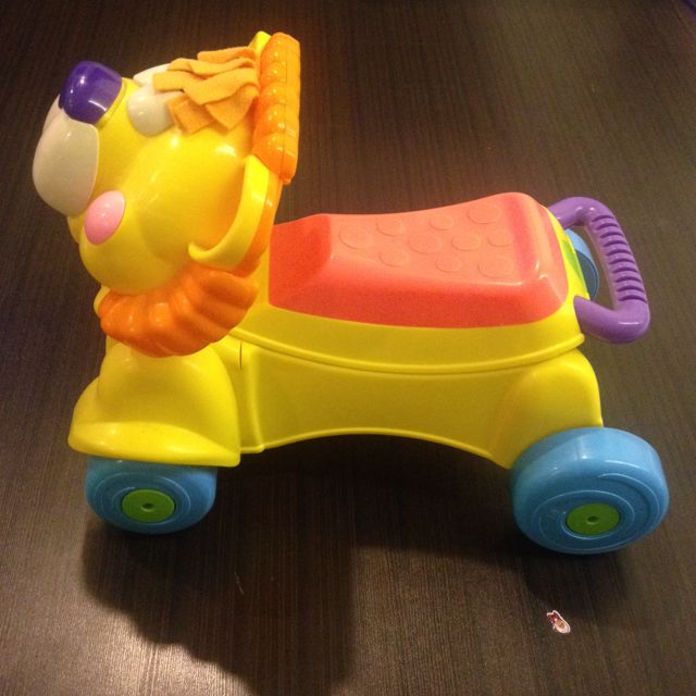 Fisher Price Lion Kiddy Ride, Babies & Kids, Infant Playtime on Carousell