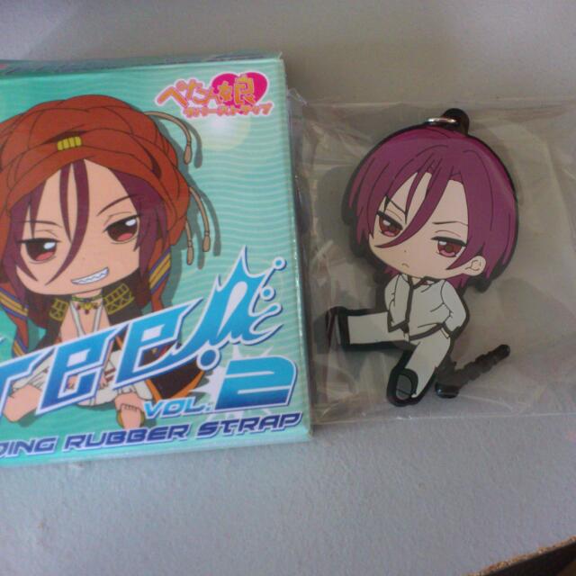 Free Iwatobi Swim Club Rin Matsuoka Trading Rubber Strap