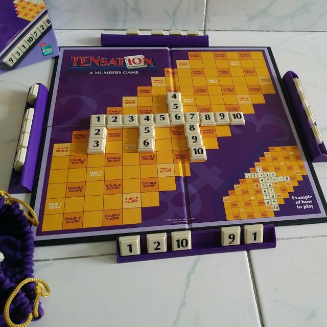 Hasbro Tensation A Number Game, Hobbies & Toys, Toys & Games on