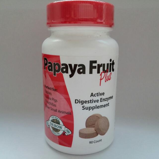 Oxbow papaya tablets for rabbits online