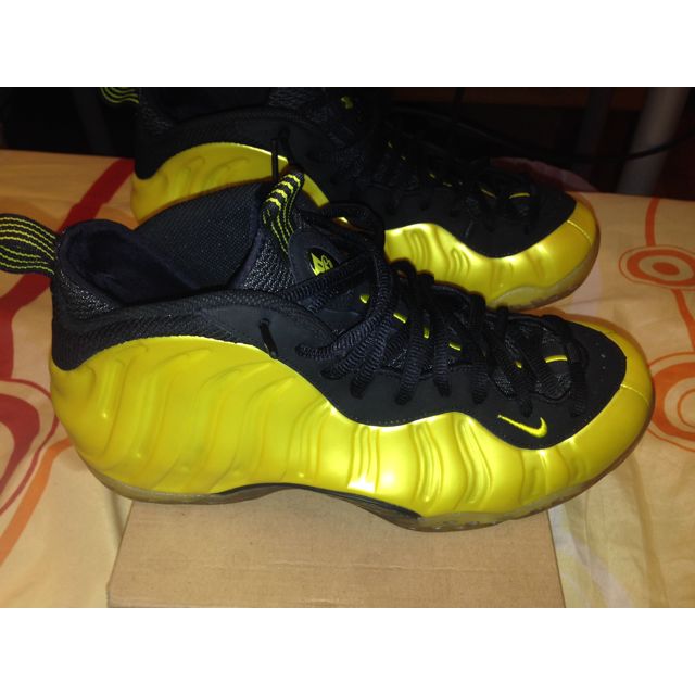 nike foamposite yellow