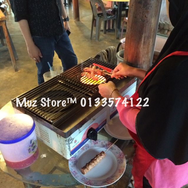 Pembakar Infrared Satay Steamboat Steaks Burger Bakar Peralatan Pembakar Infrared Satay Steamboat Steaks Burger Bakar Peralatan Dapur Di Carou