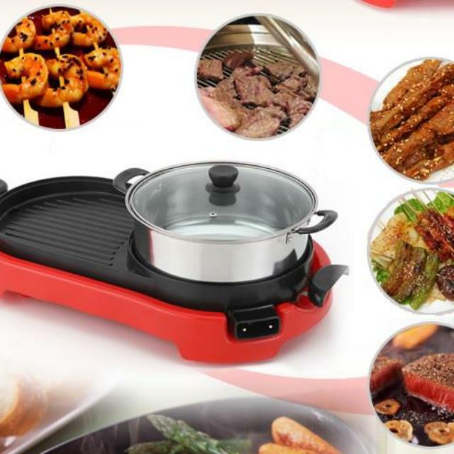 Steamboat and cheap grill set
