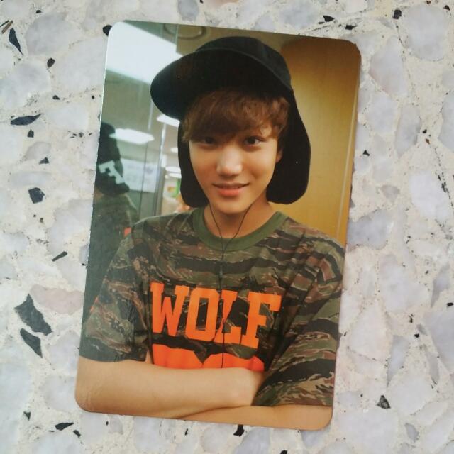 EXO Kai Growl Photocard Ver B , Hobbies & Toys, Memorabilia & Collectibles,  K-Wave on Carousell