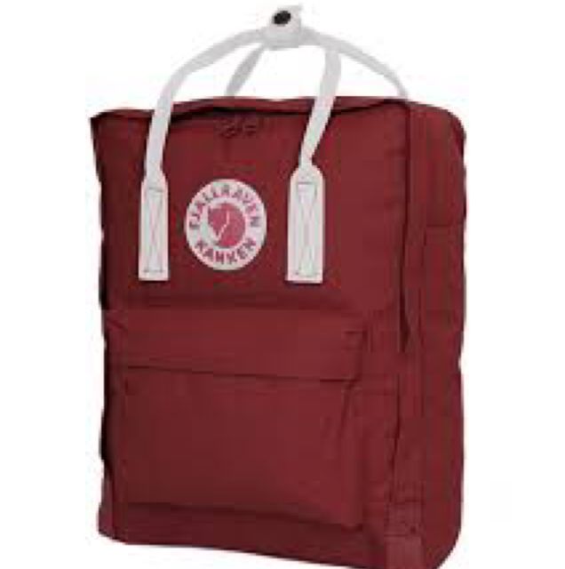 ox red and white kanken classic