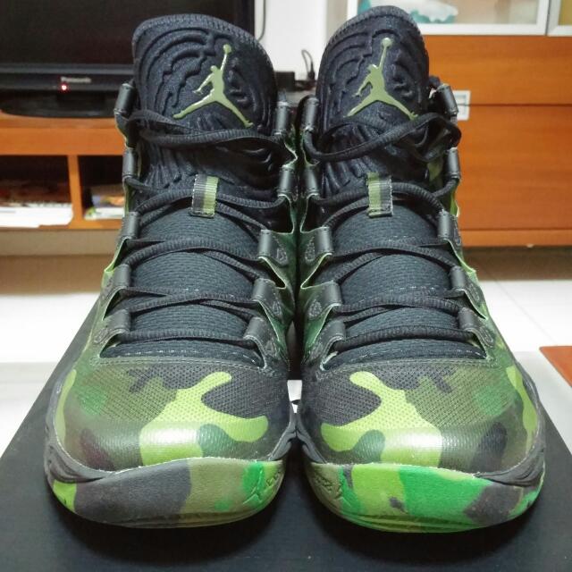 Camo green jordans top