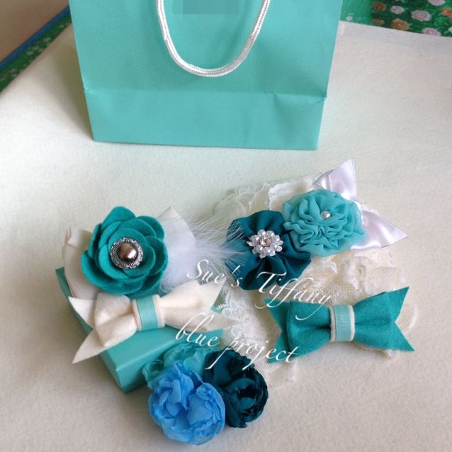 Handmade Tiffany blue Accessories, Design & Craft on Carousell